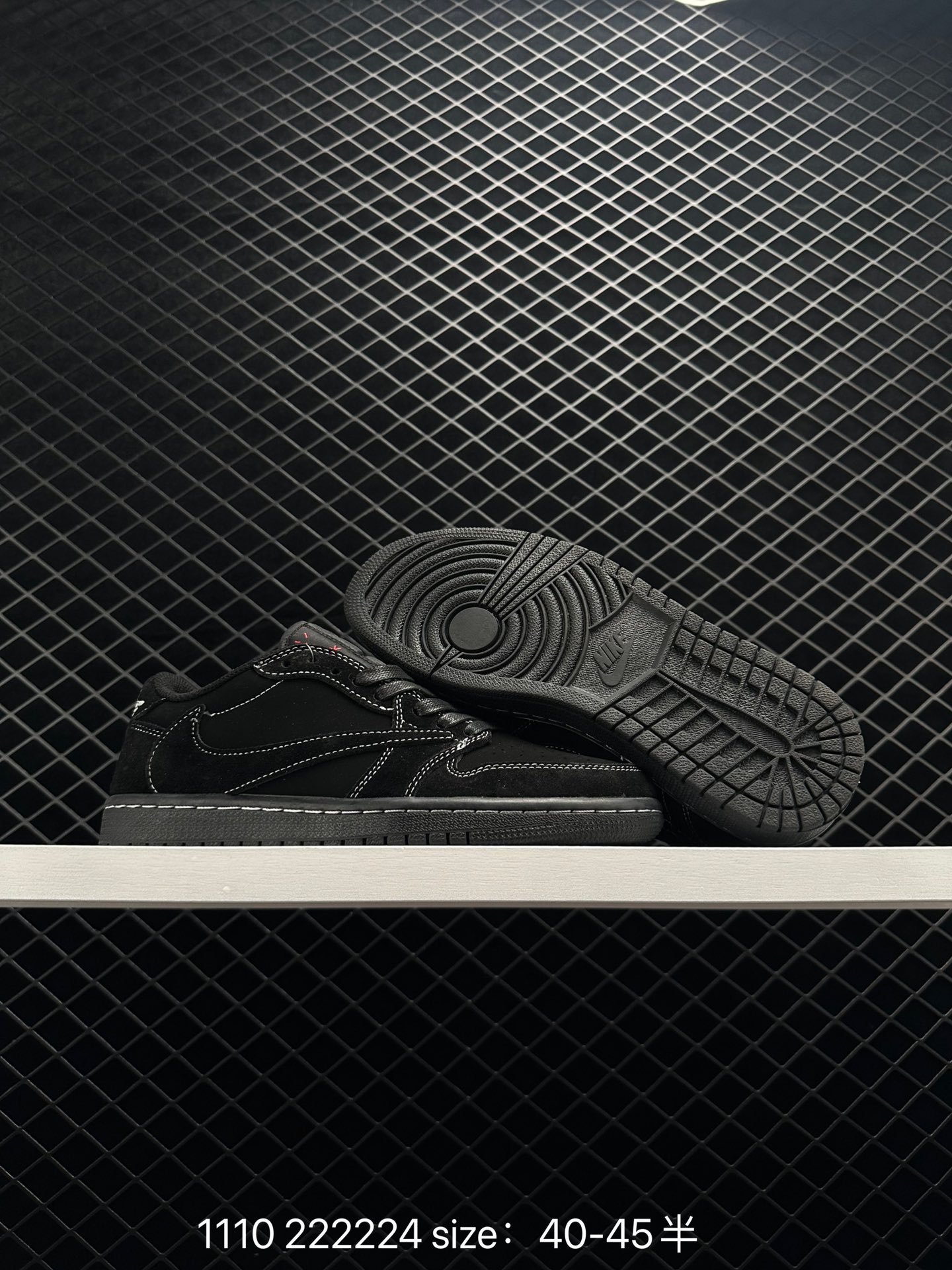 Travis Scott x Air Jordan 1 Low OG “Black Phantom